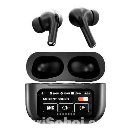 A9 Pro ANC Earbuds Touch Screen Display (P-597)